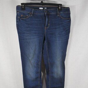 Old Navy Rockstar Women's Jeans 16 Super Skinny High Rise Blue NWOT